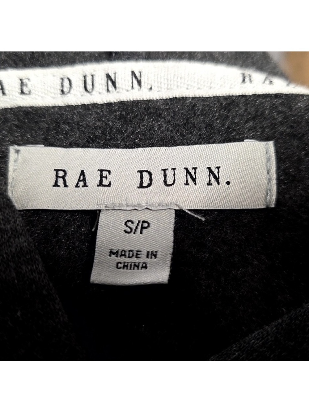 Rae Dunn Charcoal 'WINE TIME.' Hooded Sweatshirt - Picture 4 of 6